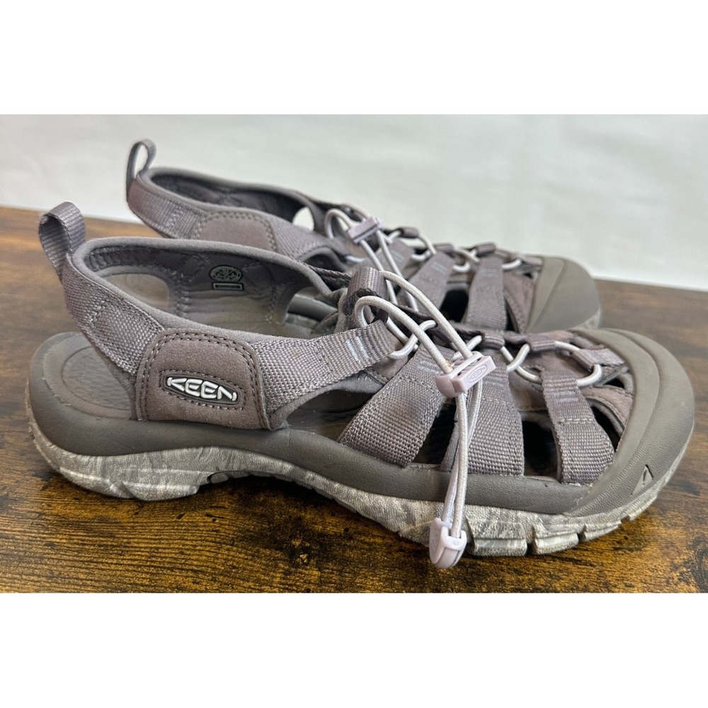 Keen Newport H2 Waterproof Closed Toe Sandals Size 10.5 Shark Swirl Water Hiking - Picture 5 of 14